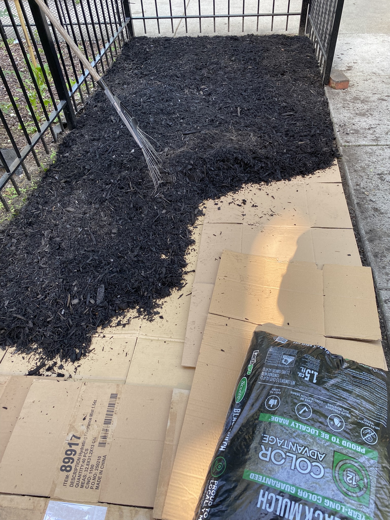 Preparing a site at a home in CHicago's southeast side for future restoration.